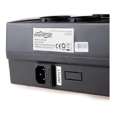 EnerGenie EG-UPS-001 UPS-enhed Interaktivt indgangsstik 0,65 kVA 390 W 4 AC stikkontakt(er)