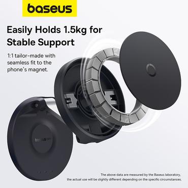 Baseus MagPro telefonbeslag & -stand Sort