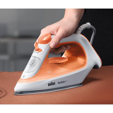 Braun TexStyle 1 SI1009.OR pomarańczowo-białe