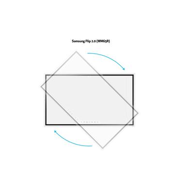 Multibrackets M VESA Wallmount Flip monteringssats - för LCD-display - vit