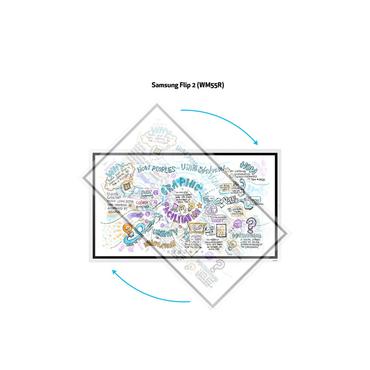 Multibrackets M VESA Wallmount Flip monteringssats - för LCD-display - vit