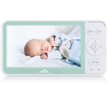 ETA ETA530690000 MIMI Baby monitor, Flexible camera, White/Green