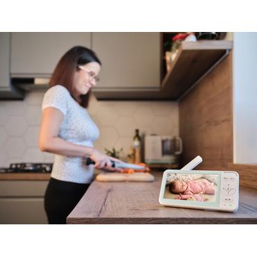 ETA ETA530690000 MIMI Baby monitor, Flexible camera, White/Green