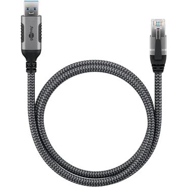 USB-A 3.0 to RJ45 Ethernet Cable, 2 m