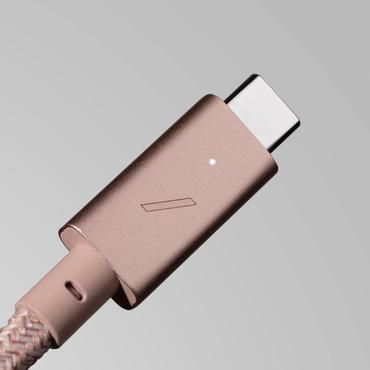 Native Union Belt Cable Pro (USB-C to USB-C) USB-kabel USB 2.0 2,4 m USB C Gr&oslash;n