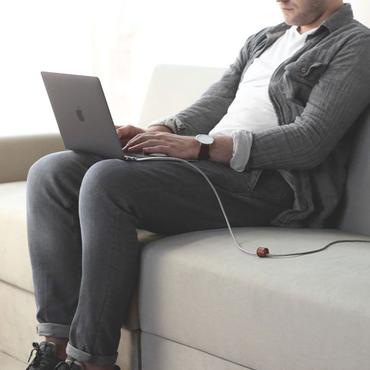 Native Union Belt Cable Pro (USB-C to USB-C) USB-kabel USB 2.0 2,4 m USB C Gr&oslash;n