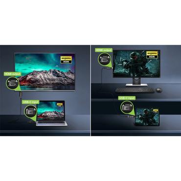 Techly IDATA EXT-600HC AV forlænger AV sender & modtager Sort