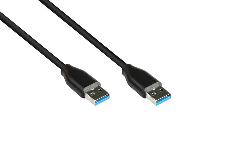 Good Connections USB-kabel - 0.5 m - USB A - USB A - USB 3.2 Gen 2 (3.1 Gen 2) - 10 Mbit/s