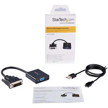 StarTech.com Aktiv DVI-D till VGA-kabeladapter - 1920x1200 - videokort - 24.8 m