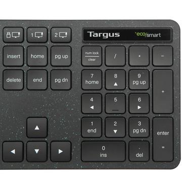 Targus EcoSmart - tastatur full size - AZERTY - fransk - sort Indgangsudstyr