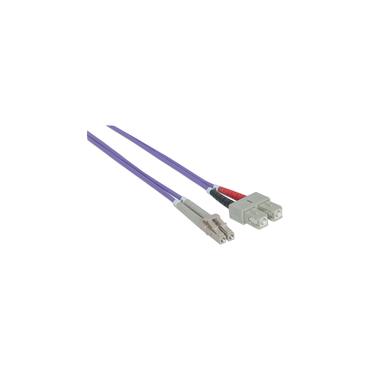 Intellinet 751049 InfiniBand og fiberoptisk kabel 1 m LC SC Violet