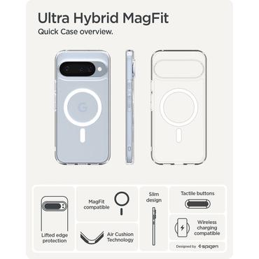 Spigen ACS09702 mobiltelefon etui 16 cm (6.3") Cover Transparent, Hvid
