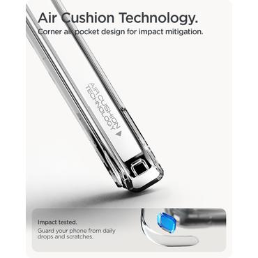 Spigen ACS09702 mobiltelefon etui 16 cm (6.3") Cover Transparent, Hvid