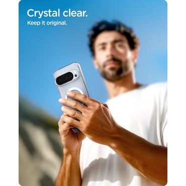 Spigen ACS09702 mobiltelefon etui 16 cm (6.3") Cover Transparent, Hvid