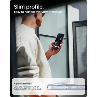 Spigen ACS09702 mobiltelefon etui 16 cm (6.3") Cover Transparent, Hvid