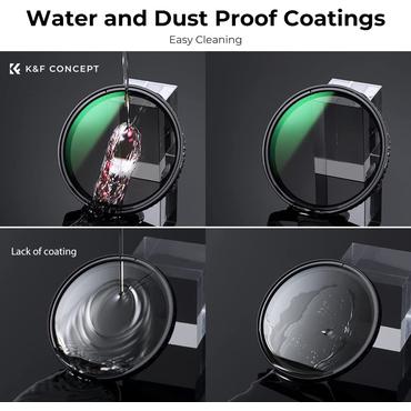 K&F Concept Nano-X Kamerafilter med variabel neutral tæthed 37 mm