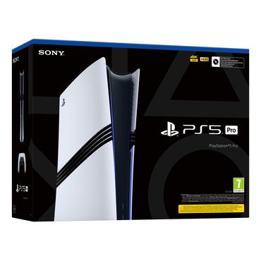 Sony PlayStation 5 Pro 2 TB Wi-Fi Sort, Hvid