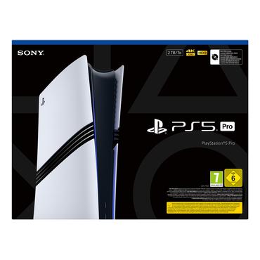 Sony PlayStation 5 Pro 2 TB Wi-Fi Sort, Hvid