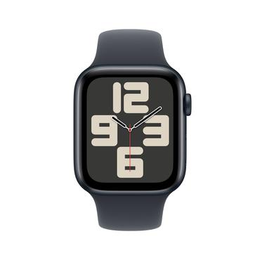 Apple Watch SE OLED 44 mm Digital 368 x 448 pixel Berøringsskærm Sort Wi-Fi GPS (satellit)