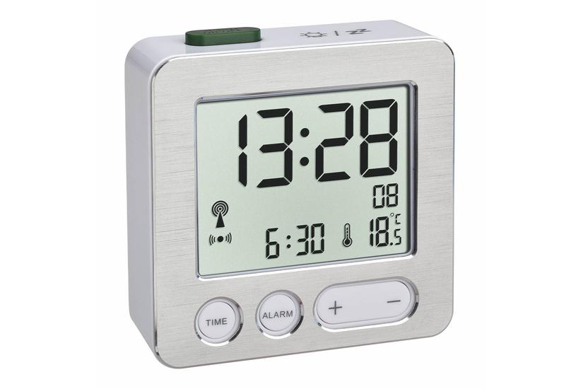 TFA-Dostmann 60.2545.54 v&aelig;kkeur Digital alarmur S&oslash;lv