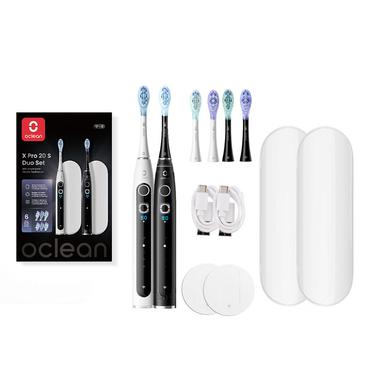 OCLEAN Electric Toothbrush X Pro 20 Set Duo Set White+Black