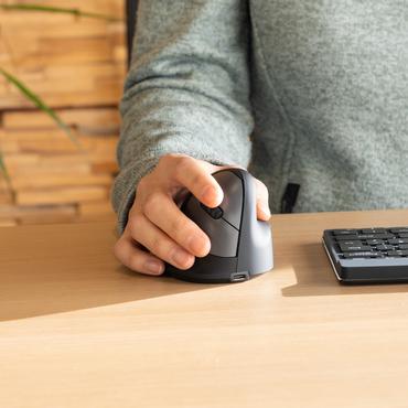 R-Go Ergonomic mouse HE Break - vertikal mus - small, AGR certified, for hand size ˂165 mm - Bluetooth 5.0 - svart