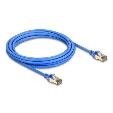 Delock RJ45 Network Cable Cat.8.1 F/FTP Slim 5 m blue