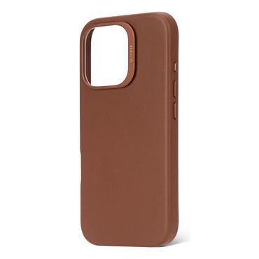 Decoded Leather Backcover - sk&oacute;rzana obudowa ochronna do iPhone 16 Pro kompatybilna z MagSafe (tan)