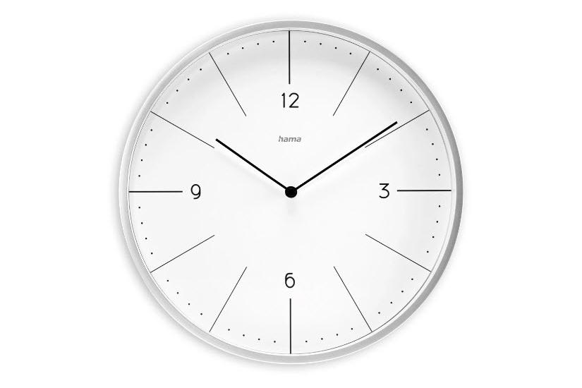 Hama Sardinia Kvartsur Cirkel Gr&aring;, Hvid