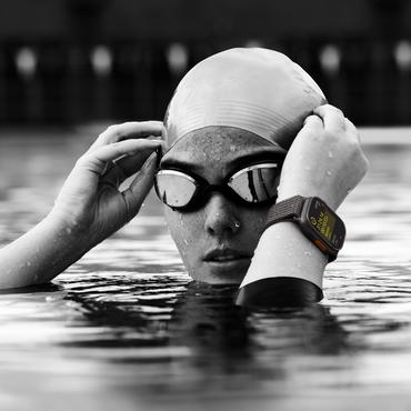 Apple Watch Ultra 2 - naturlig titan - smart klocka med Ocean-band - marinbl&aring; - 64 GB