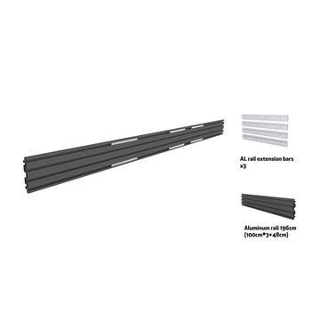 Multibrackets PRO Triple AL rail monteringskomponent - för videovägg - svart