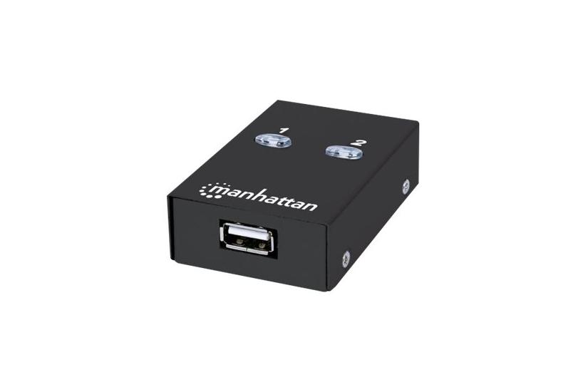 Manhattan 162005 Interface Hub 480 Mbit Hvid