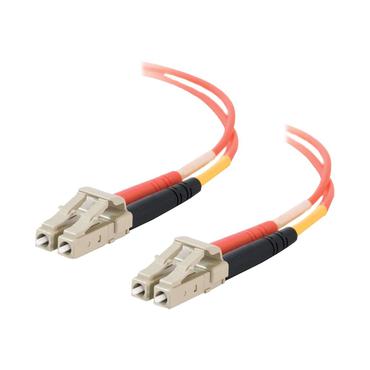 C2G LC-LC 50/125 OM2 Duplex Multimode PVC Fiber Optic Cable (LSZH)