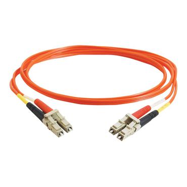 C2G LC-LC 50/125 OM2 Duplex Multimode PVC Fiber Optic Cable (LSZH)