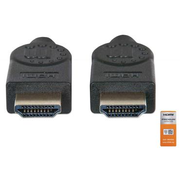 Manhattan 355353 HDMI-kabel 3 m HDMI Type A (Standard) Sort