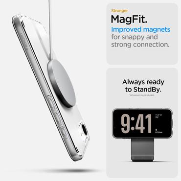 Spigen Ultra Hybrid (MagFit) mobiltelefon etui 15,5 cm (6.1") Cover Hvid