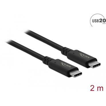 Delock - USB typ C-kabel - 24 pin USB-C till 24 pin USB-C - 2 m