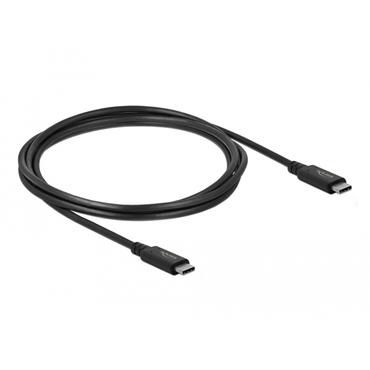 Delock - USB typ C-kabel - 24 pin USB-C till 24 pin USB-C - 2 m