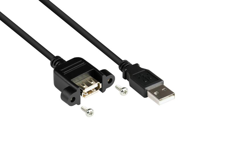 Good Connections USB-kabel - 1.8 m - USB A - USB A - USB 2.0 - 480 Mbit/s