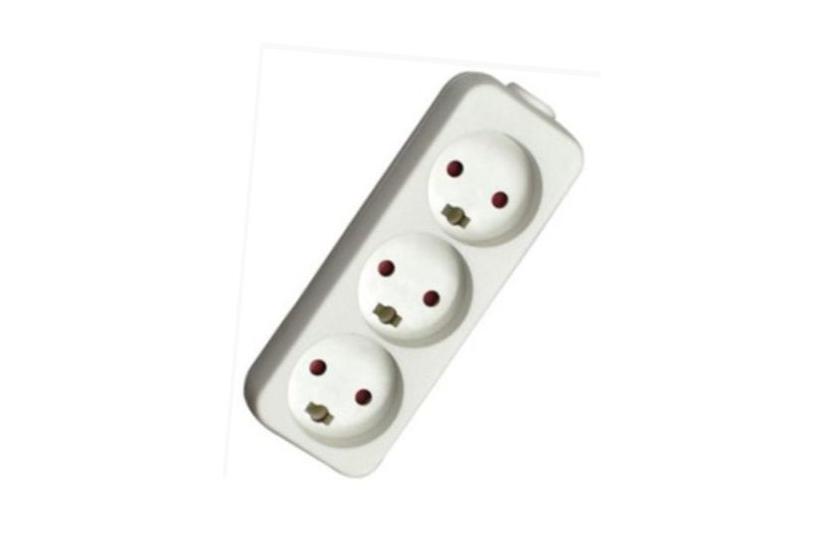 EL-stikdåse med 3 udtag