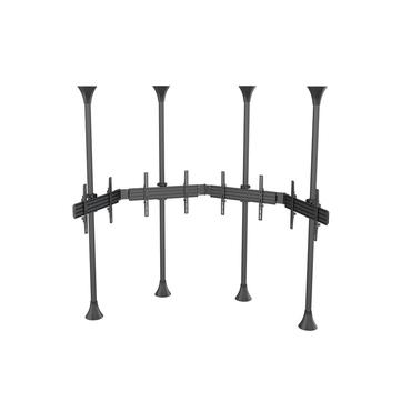 Multibrackets PRO Series Curved Screen Rail Joiner monteringskomponent - för böjd platt panel - svart