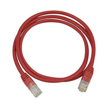 DELTACO patchkabel - 50 cm - rød