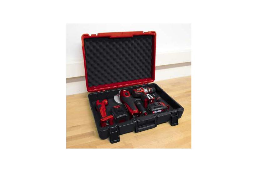 Einhell E-Box M55 transportkasse til udstyr Taske/klassisk taske Sort, R&oslash;d