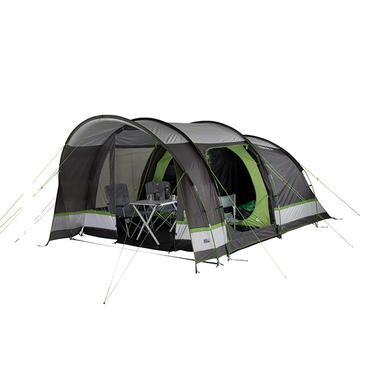 High Peak Brixen 4.0 4 person(er) Gr&oslash;n, Lys gr&aring; Tunneltelt
