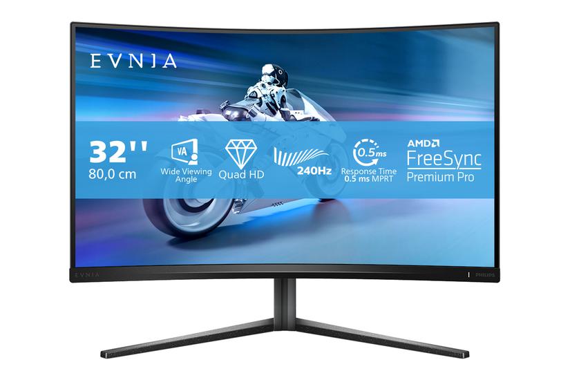 Philips Evnia 5000 32M2C5500W 32 2560 x 1440 (2K) HDMI DisplayPort 240Hz