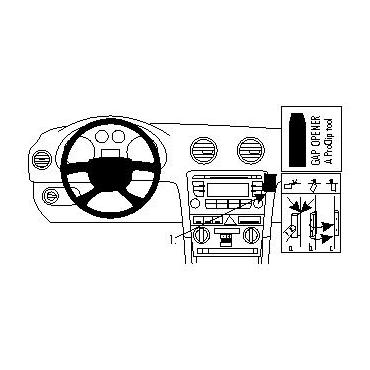 Brodit ProClip Angled mount - beslag til montering