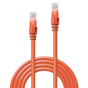 Lindy 48106 netværkskabel Orange 0,5 m Cat6 U/UTP (UTP)
