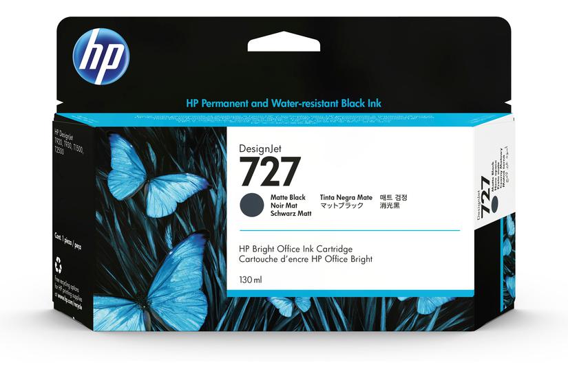 HP 727 - mattsvart - original - DesignJet - bl&auml;ckpatron