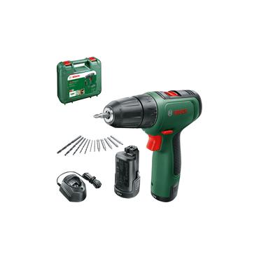 Bosch EasyDrill 1200 - borr/drivrutin - ledningsfri - 2-hastigheter - 2 batterier, inbyggd laddare