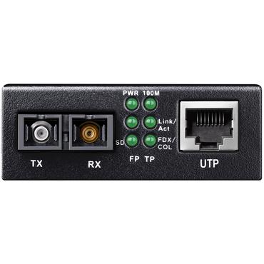 Cudy MC100SA-20 netværksomformer til medie 100 Mbit/s 1310 nm Enkeltilstand Sort